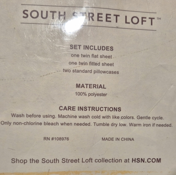 South Street Loft Purple Bedding Set - Picture 3 of 3